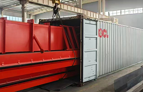 Our 32-ton Double-girder Bridge Crane has Been Packed and is About to be Shipped to a Manufacturing Plant in Indonesia