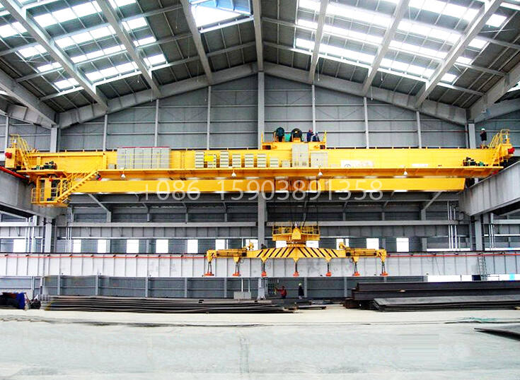 Under Rotating Suspended Beam Bridge Crane